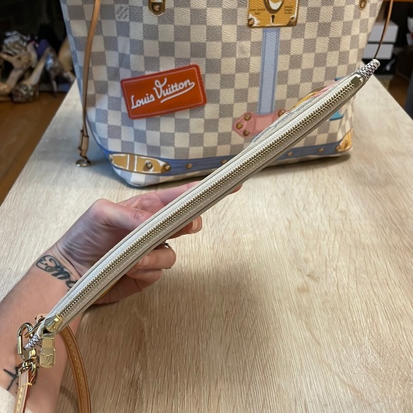 🛑SOLD🛑Louis Vuitton Summer Trunks Neverfull POUCH 🎆Limited Edition 🎆 - Picture 4 of 11